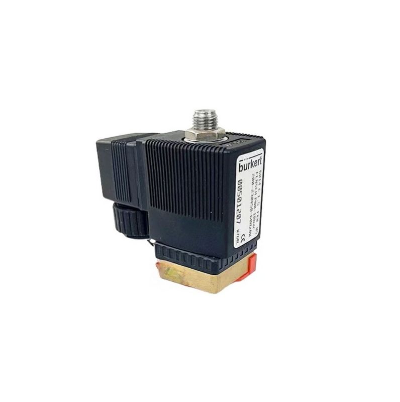 00308507 G1 2/2 Normalmente chiuso 25 foro di flusso FKM Corpo di valvola in ottone AC24V 8W1-40bar Valvola solenoide Burkert