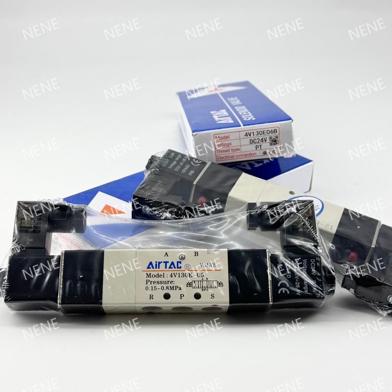AIRTAC 4V230C-06 Materiale del corpo in lega di alluminio Valvola elettromagnetica 24VDC 220V Per applicazioni ad alta pressione