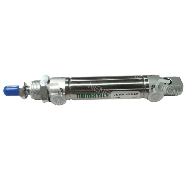 NUMATICS G435AGSN0010A00 ASCO Cilindri tondi a doppio effetto M5 da 8mm di alesaggio e 10mm di corsa, Serie ISO6432 G435