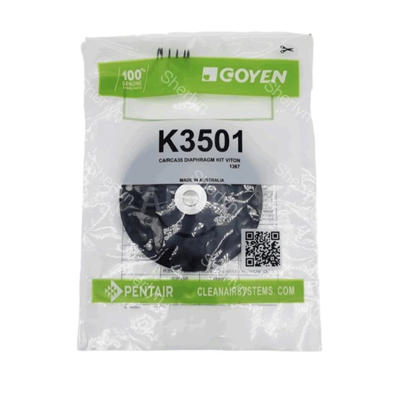 GOYEN K3500 di 1,5 pollici Kit di riparazione del diaframma in fluoro gomma Valvola di impulso elettromagnetico CA35T/RCA35T