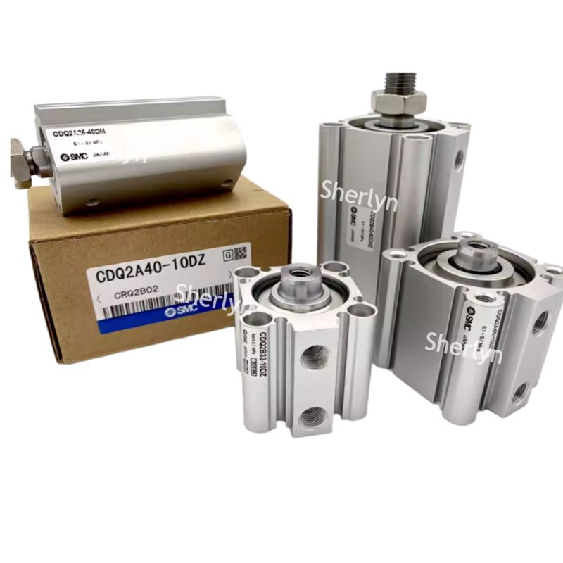 Cilindro compatto serie SMC CQ2 CQ2A12-15D Tipo standard a doppio effetto stelo singolo