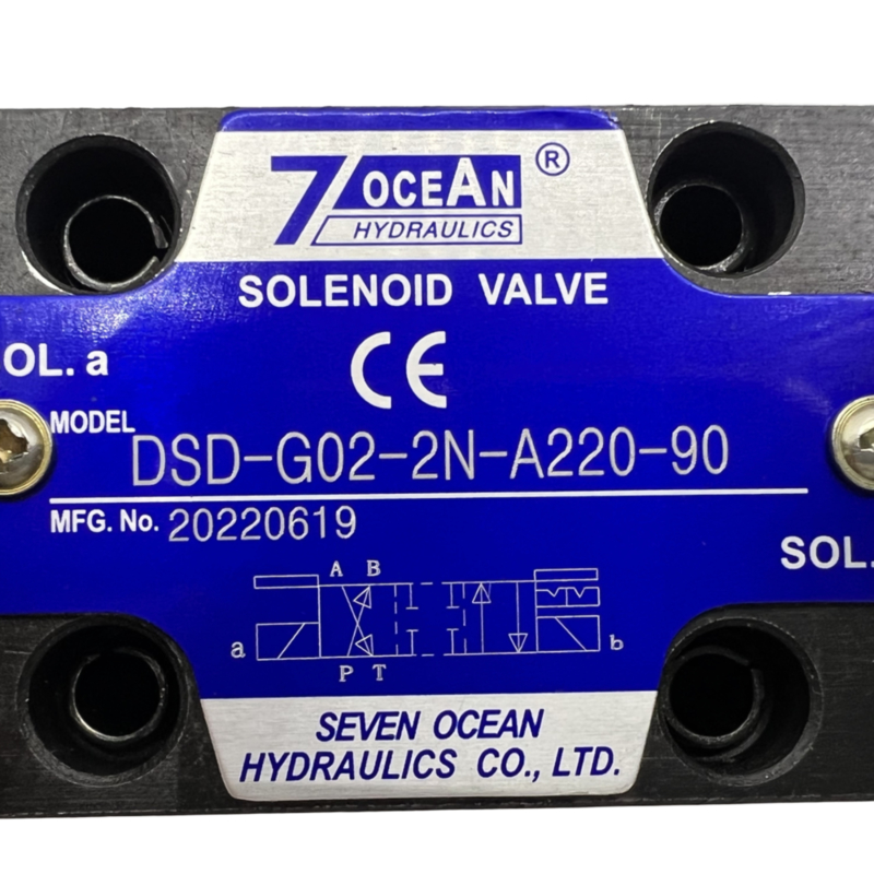 Elettrovalvola pneumatica 7 OCEAN DSD-G02-2N-A220-90 AC220 Valvola di controllo direzionale