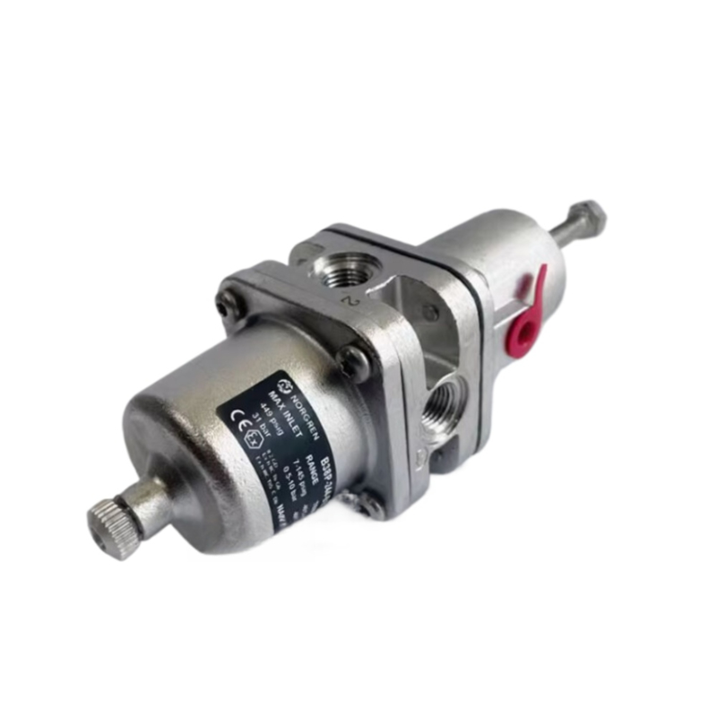 Norgren B38P-344-B1MA Filtro-regolatore in acciaio inox B38 3/8" Filettatura NPT Filtro regolatore aria industriale