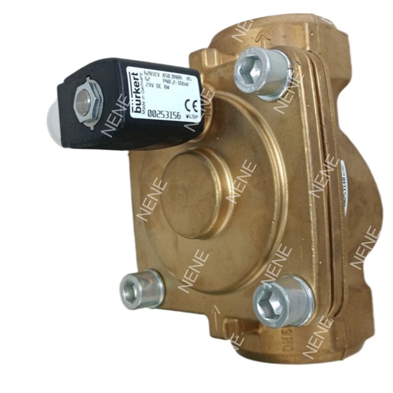 Valvola solenoidale Burkert 6281 00221953 G1/2 2/2 Generalmente chiusa con controllo manuale 13.0 Flusso NBR sigillo AC220V 8W 0.2-16bar