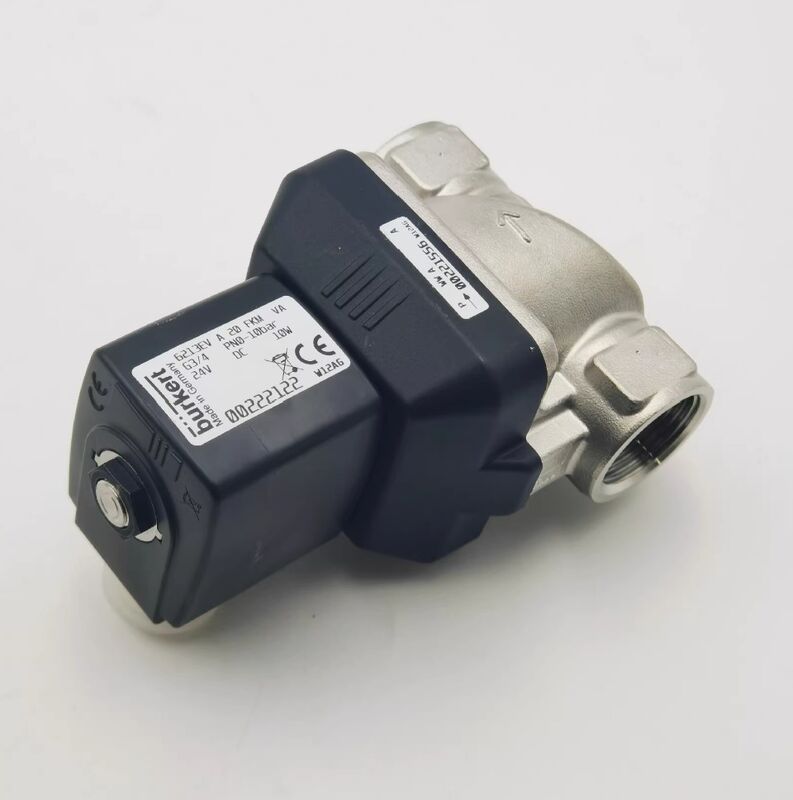 BURKERT 00222126 00222127 00222129 6213EV G1 Valvola solenoide in acciaio inossidabile Valvola d'acqua Valvola di scarico