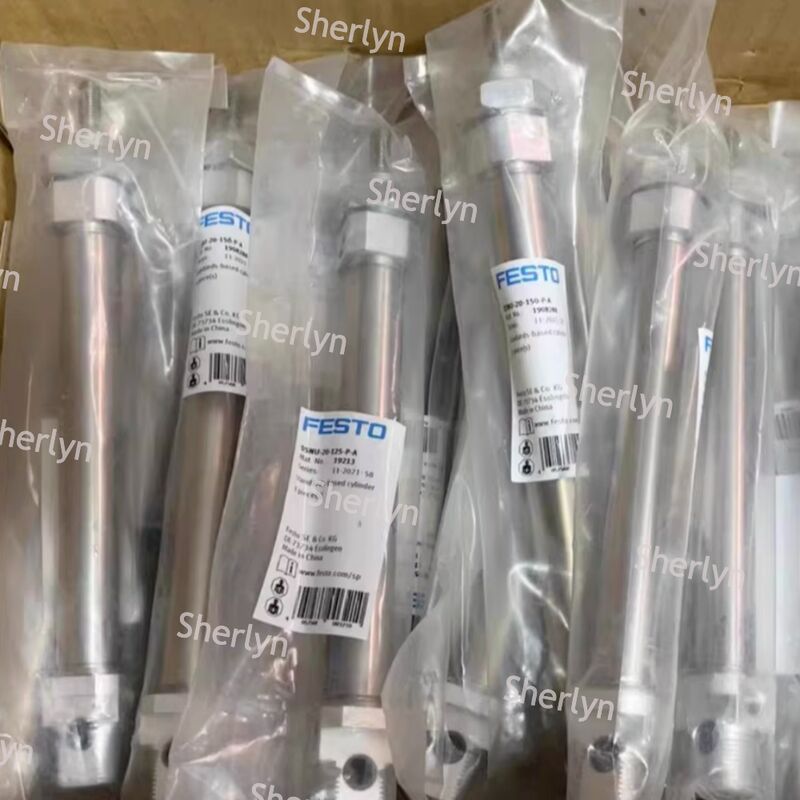 Cilindro pneumatico a pistone 15 mm Corsa DSNU-8-15-P-A FESTO Cilindro a doppio effetto 1908247