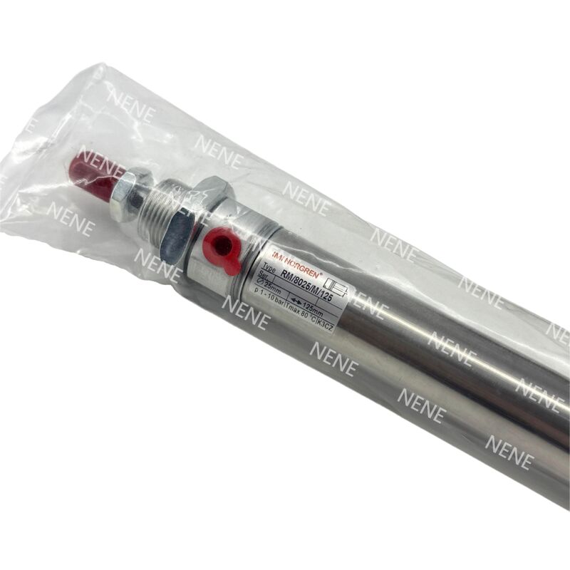 Cilindro magnetico a corto raggio RM/28010/M/40 Ø10mm 40mm Stroke NORGREN ISO 6432 Disegno del tubo inossidabile