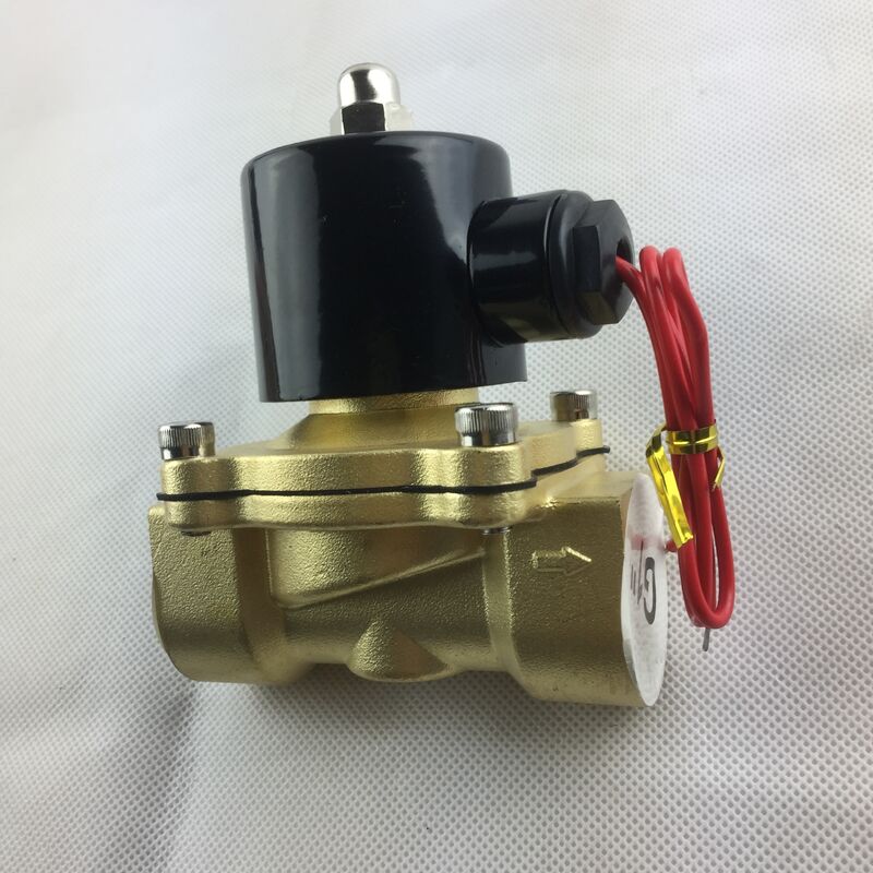 Valvola elettromagnetica Valvola d'acqua UW-15 Corpo di rame Valvola d'aria normalmente chiusa a due vie