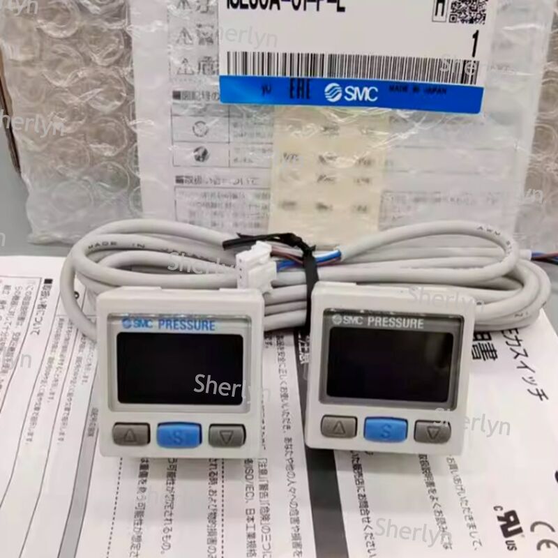Sensore di pressione digitale ad alta precisione PNP Output Linea di produzione automatica Controllo della pressione dell'aria SMC ISE30A-01-P-L
