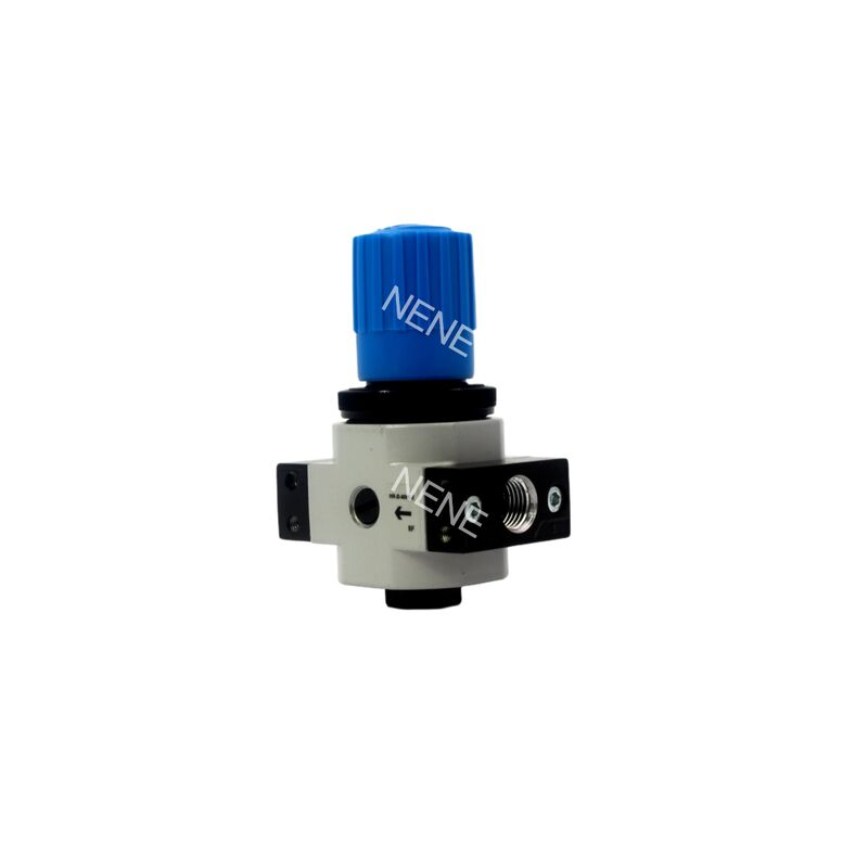 G1/4 1600L/min Festo di zinco fuso a fuso LR-1/4-D-7-MINI-MPA 8002289 regolatore di pressione 0,5-7bar Diaframma azionato direttamente con manopole chiudibile con calibro MPA