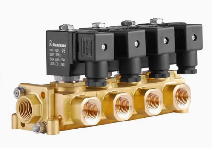 Spina FKM con corpo in ottone per elettrovalvola pneumatica DC24V perfetta per applicazioni di automazione pneumatica industriale 137830