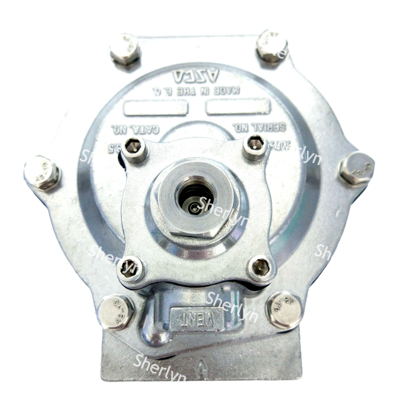 G353A048 Valvola a getto a impulso pilota integrata, ASCO 353 Serie 1.5" Corpo di valvola solenoide angolare in alluminio per la pulizia dei sacchetti di polvere