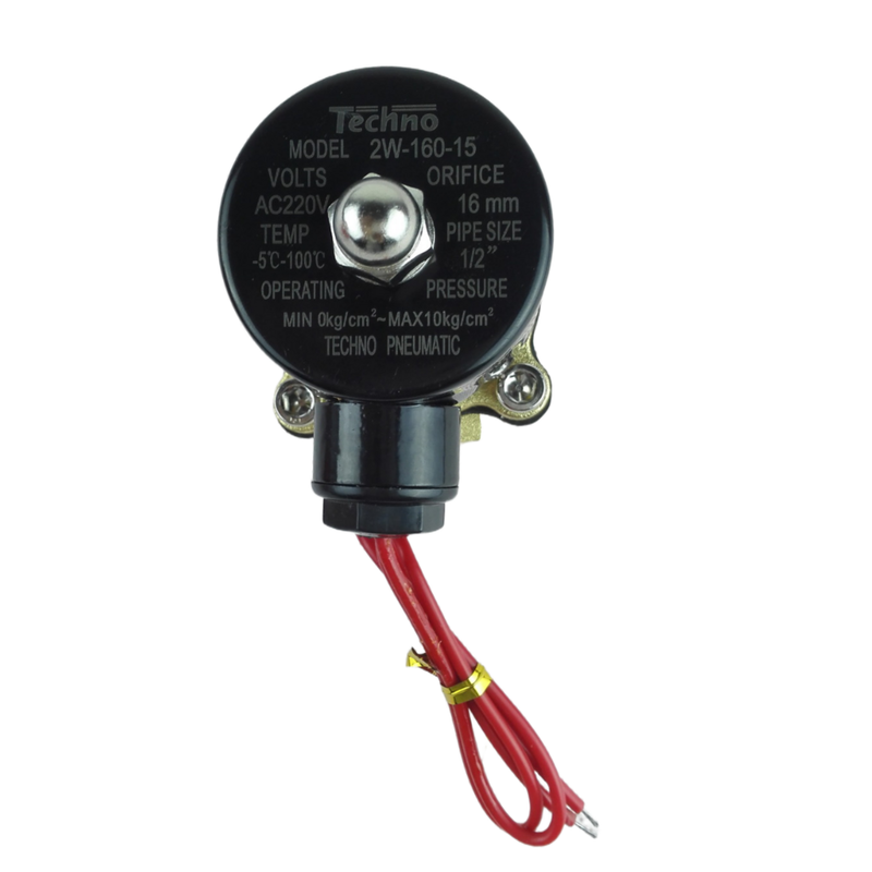 G1/2 Port Size Light Oil Valve with Round Coil Brass Body Material Opzione ideale per una regolazione accurata del flusso nelle attrezzature di lavorazione dell'olio