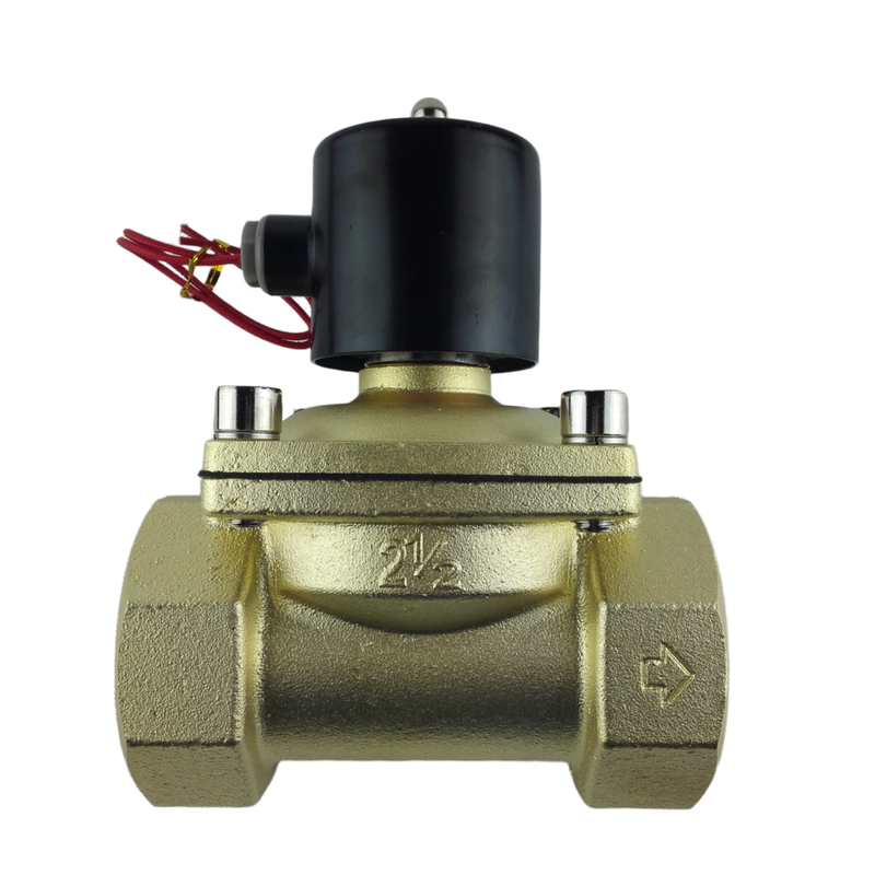 G21⁄2 Valvola solenoide pneumatica ad aria media Corpo in ottone NBR Materiale di sigillamento che fornisce prestazioni stabili nell'automazione industriale