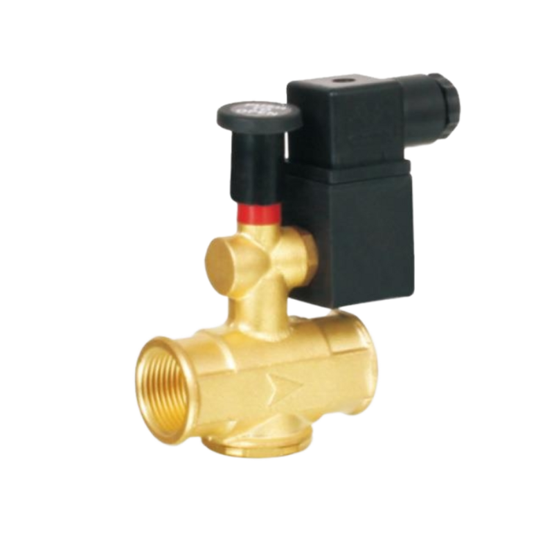Valvola solenoide pneumatica da 2 vie normalmente chiusa 20 mm dimensione dell'orizzonte YCM51 1/2′′ Corpo in ottone Gas metano progettato