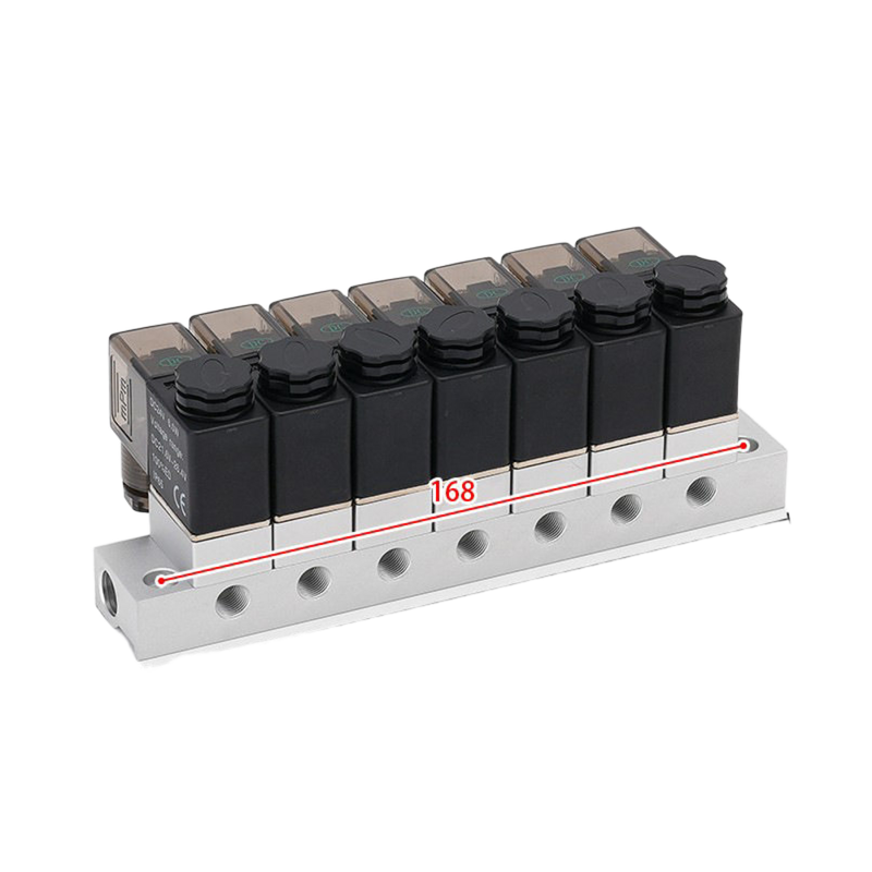 FKM Anello di tenuta 1-Inlet-6-Outlet 2V025-06-6F Manifold della valvola solenoide e 2V025-06-7F 1-Inlet-7-Outlet