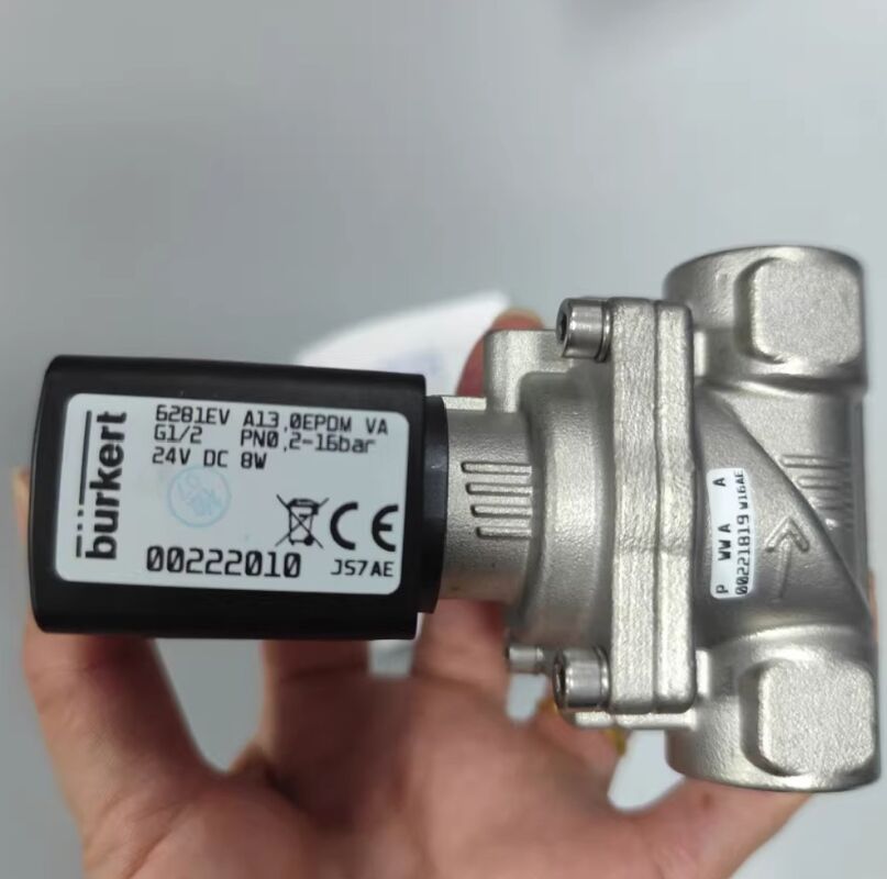 '00322529 '00322530 '00322531 Valvola solenoide Burkert Tipo 6281 G1/4 2/2 normalmente chiusa Acciaio inossidabile AC24V 8W
