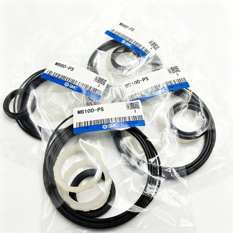 Kit di servizio per cilindri pneumatici SMC MB63-PS Set completo di assemblaggio di sigillo Fissare la perdita d'aria per la serie MB Sostituzione del cilindro d'aria a doppia azione