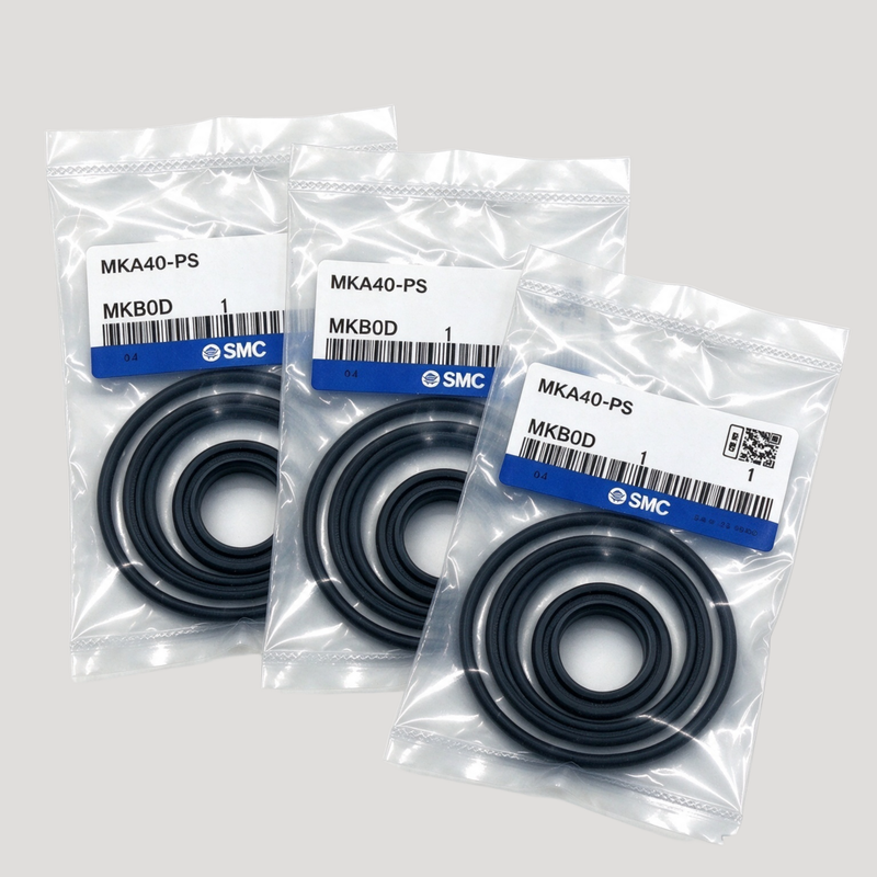 SMC MKB/MKA32-PS Scelto di sigillo del cilindro Pacchetto di sigillamento anti-invecchiamento Anelli di sigillamento adatti alla serie MK 32 mm cilindro di pinza rotativa a foratura per riparazione automatica del lavoro