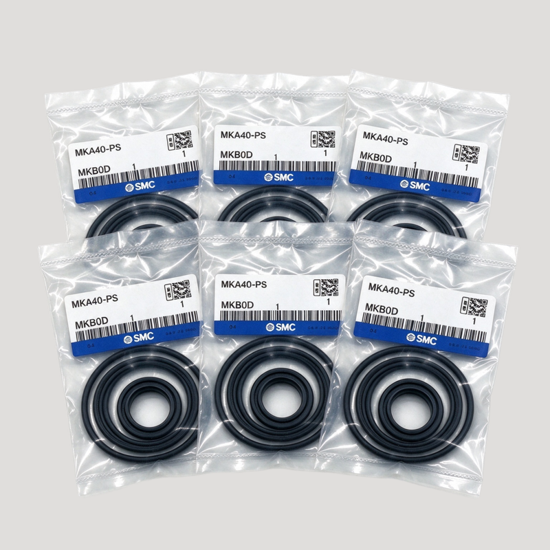 Kit di guarnizioni di servizio MKB/MKA20-PS compatibile con cilindro pneumatico a pinza rotante SMC MK 20, con O-ring completi e guarnizioni del pistone per la manutenzione di maschere di automazione