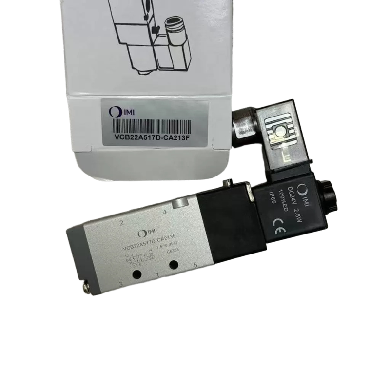 Valvola Solenoide NORGREN VCB22A517D-CA213F Filettatura G1/8 24VDC 5/2 Solenoide Singolo Ritorno a Molla Valvola di Controllo Direzionale Pneumatica IMI Norgren Originale