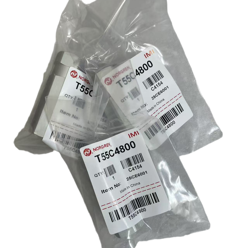 T55C4800 IMI Norgren Valvola di controllo pneumatica in linea non di ritorno G1/2 filo di alluminio per macchine per imballaggio