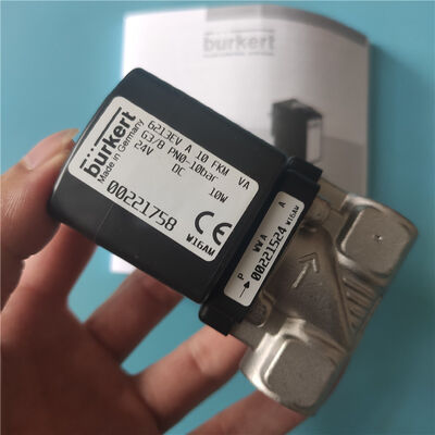 6213 Tipo G3/8 2/2 Normalmente Chiusa 00221758 00221759 00221761 Acciaio Inossidabile Burkert