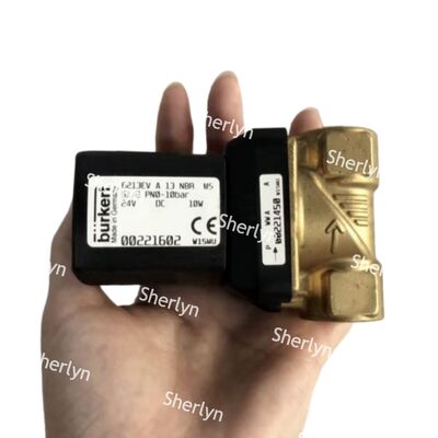 2/2 Strada normalmente chiusa BURKERT 00221881 G3/4 Valvola solenoide Sistema di automazione AC24V