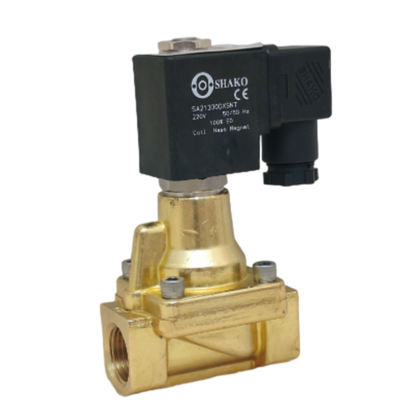 Brass Body Material Solenoid Valve 13mm Orifice Size Ideal for Pneumatic and Hydraulic Systems in Industrial Automation