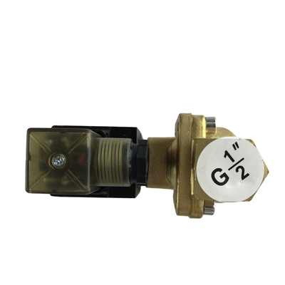 Elettrovalvola pneumatica a 2/2 vie normalmente chiusa con materiale del corpo in ottone, dimensioni della porta da 3/8" a 2" per il funzionamento PU225-04