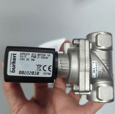 '00322529 '00322530 '00322531 Valvola solenoide Burkert Tipo 6281 G1/4 2/2 normalmente chiusa Acciaio inossidabile AC24V 8W