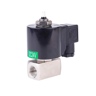 8.16AAS015B 1.5mm Dimensioni orifizio Acciaio inossidabile 304 Elettrovalvola pneumatica Funzionamento ad azione diretta G1/8 G1/4 G3/8 Dimensioni porta